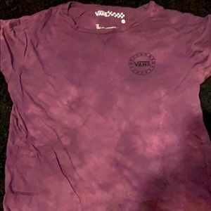 Vans tie-dye shirt